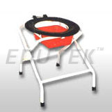 Commode Folding Deluxe Full Powder Coating